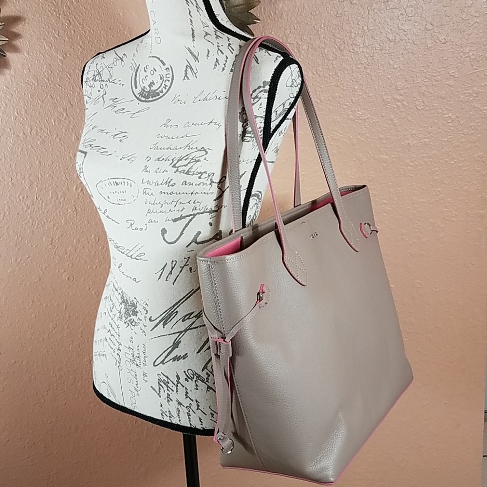 Lodis Bliss Genuine Leather Totes w/Wristlet - Picture 3 of 5